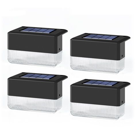 Solar Garden Wall Light Pack of 4